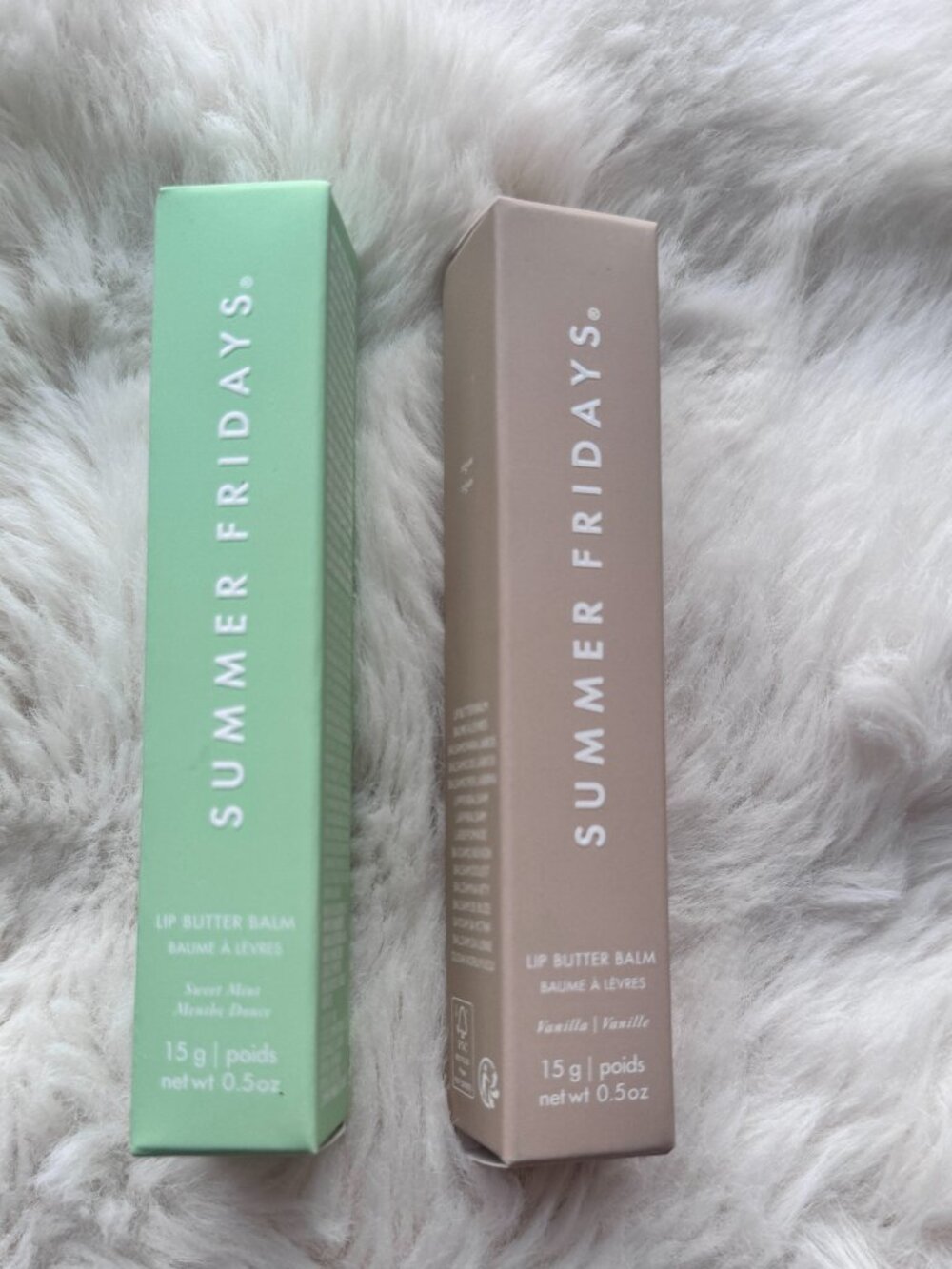 2pcs/Sweet Mint + Vanilla/Summer Fridays Lip Butter Balm Conditioning Lip Mask